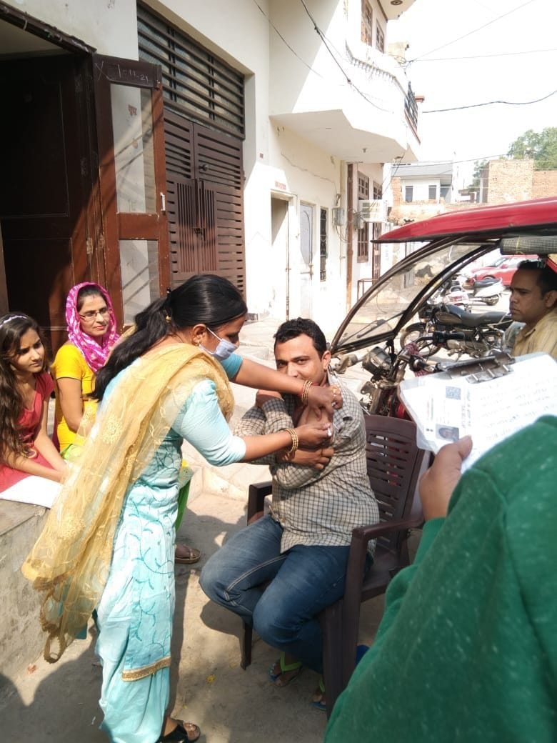 City Fatehabad tops in applying second dose of vaccine, Nagpur-Mahda laggard