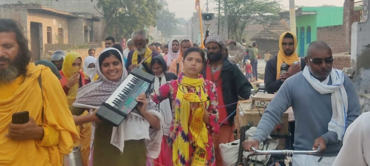 Mathura: Brajyatris were welcomed everywhere