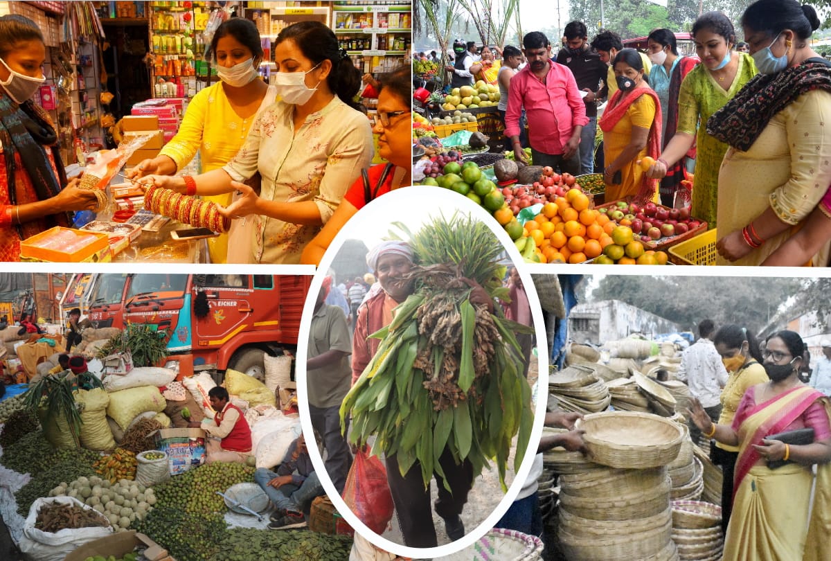 Chhath Puja 2021 gathering of buyers at shops started making markets look brighter For Chhath Puja