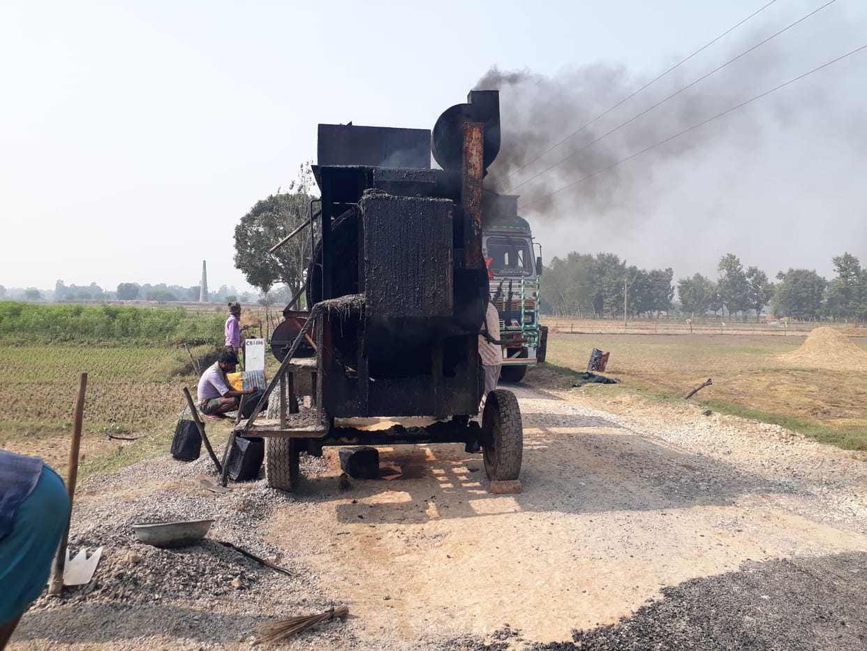 PMGSY road is being made manual instead of plant