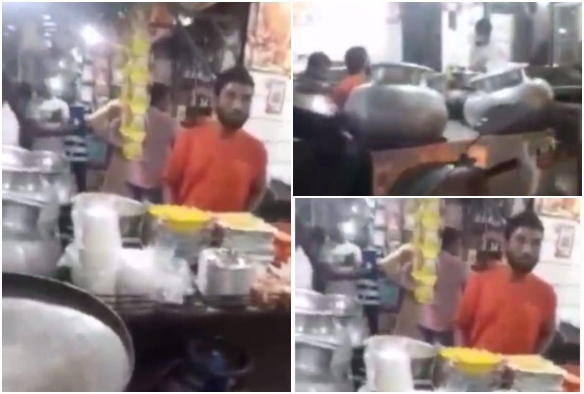 young man abusively closed the Biryani shop on Diwali in Delhi