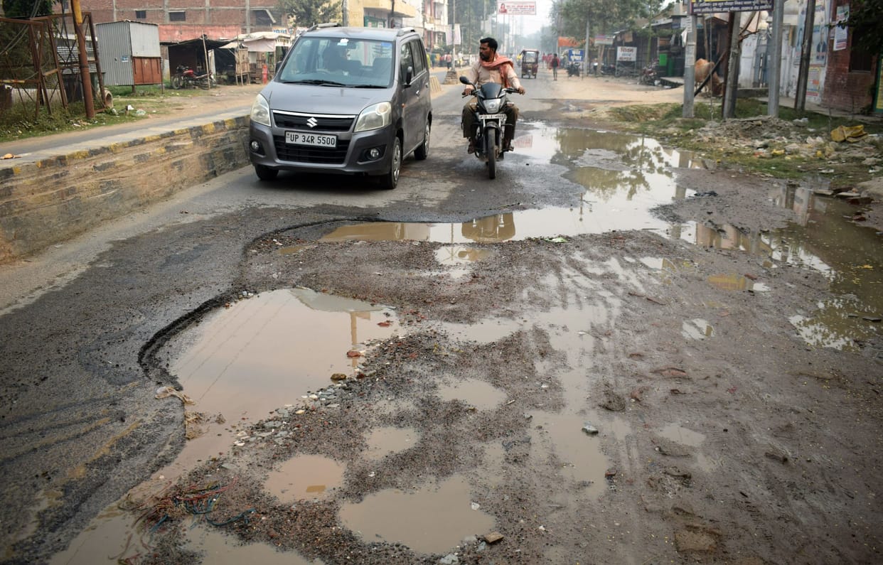 roads are full of pit