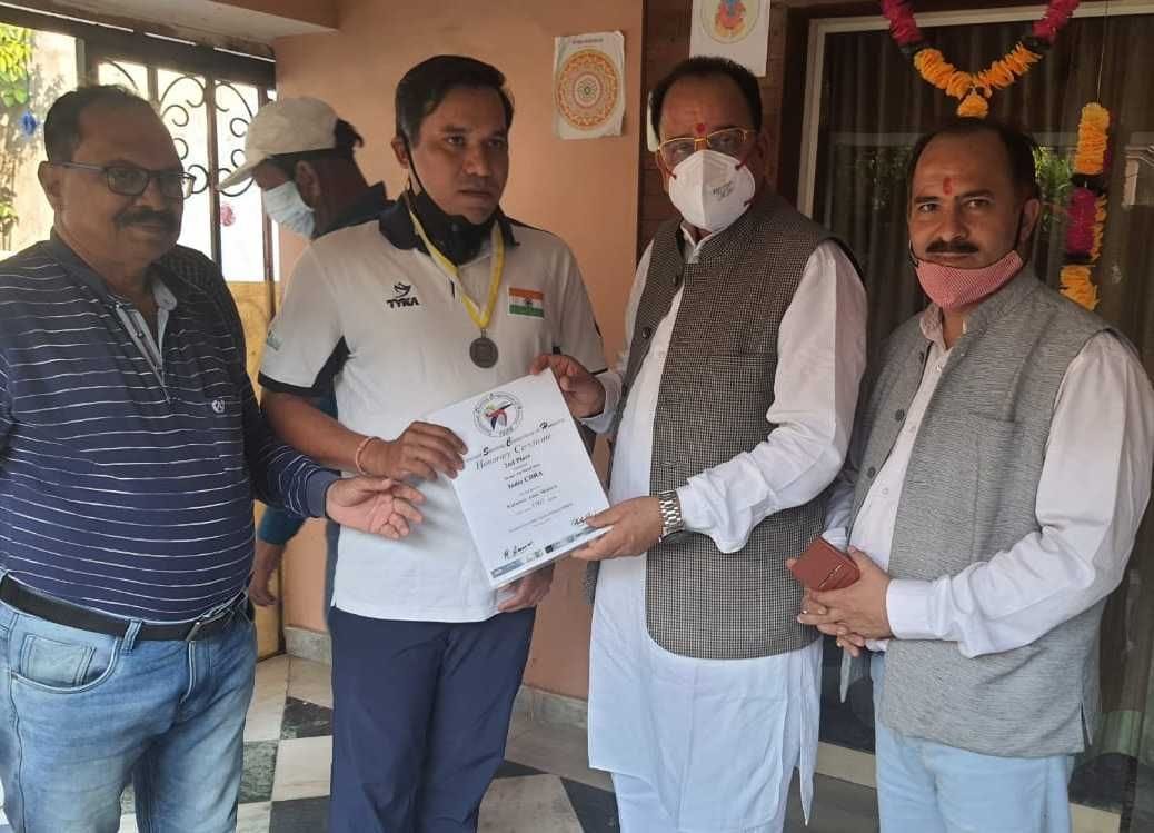 Pankaj Felicitated