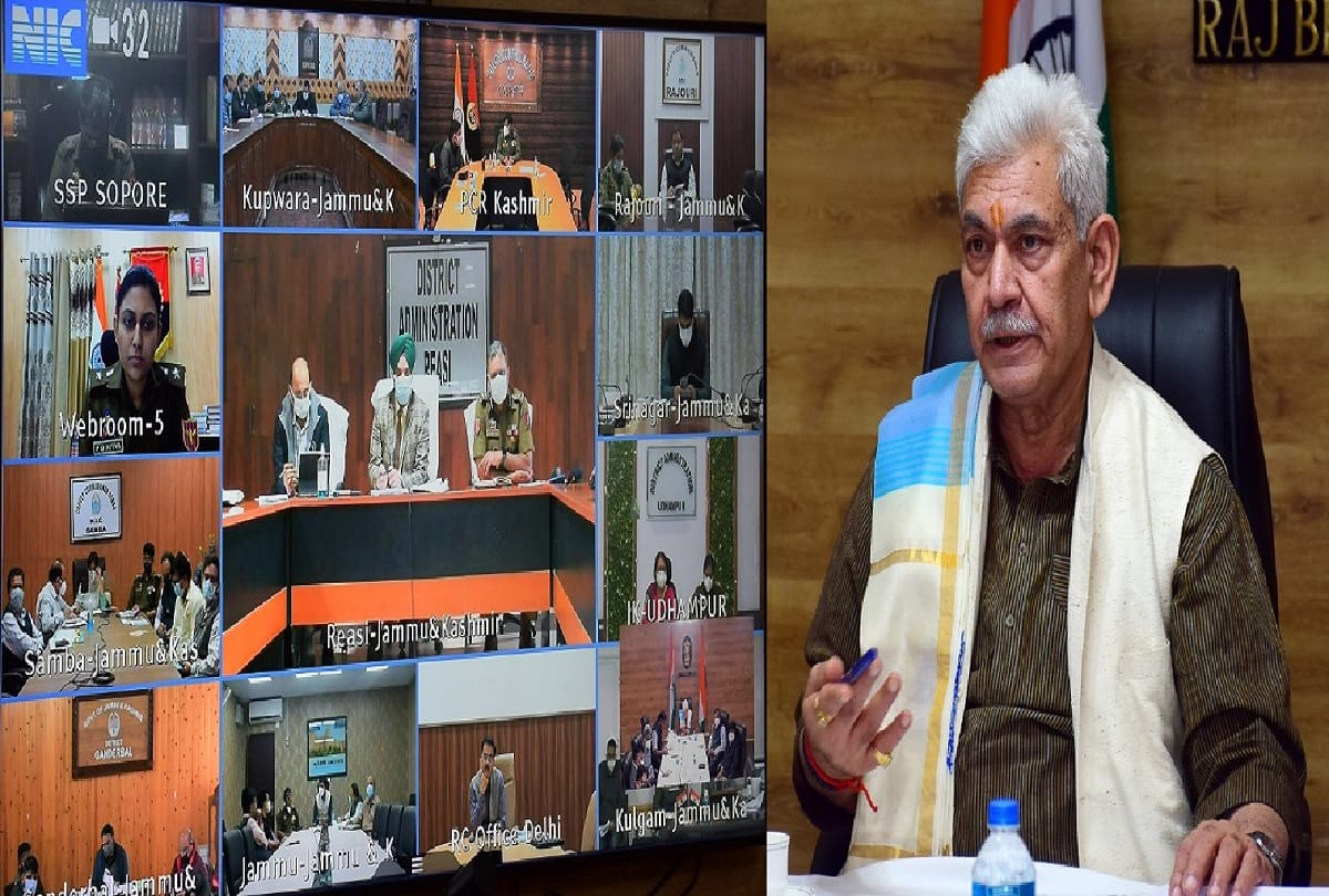 jammu and Kashmir Lieutenant Governor asked to emphasize on test, trace and isolate in view of the third wave of corona
