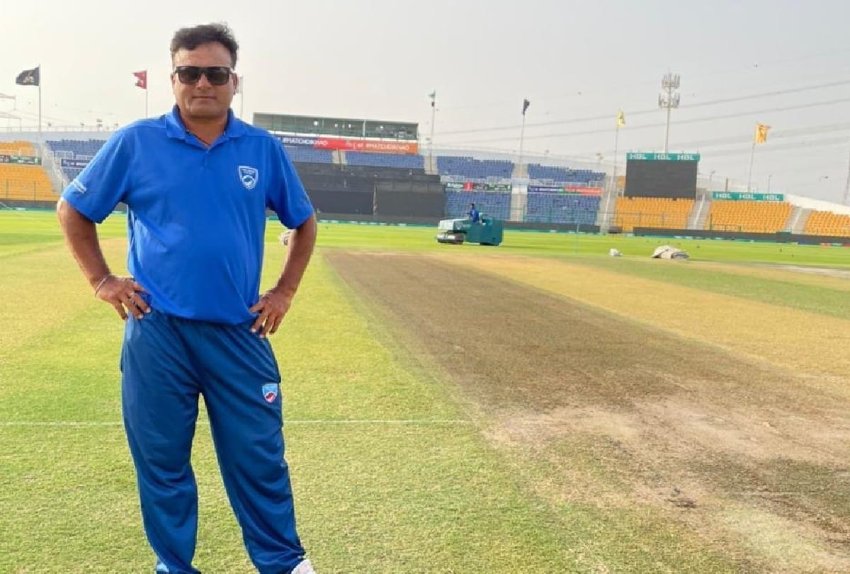 Abu dhabi pitch mohan singh dies before match between Afganistan and New Zealand