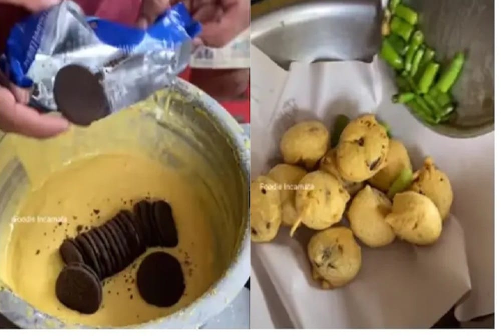 Ahmedabad street food vendor makes Oreo pakodas in viral video. This is Kalyug, says Internet