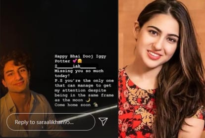 Sara Ali Khan is missing Ibrahim Ali Khan on Bhai Dooj shared the photo and said Come home