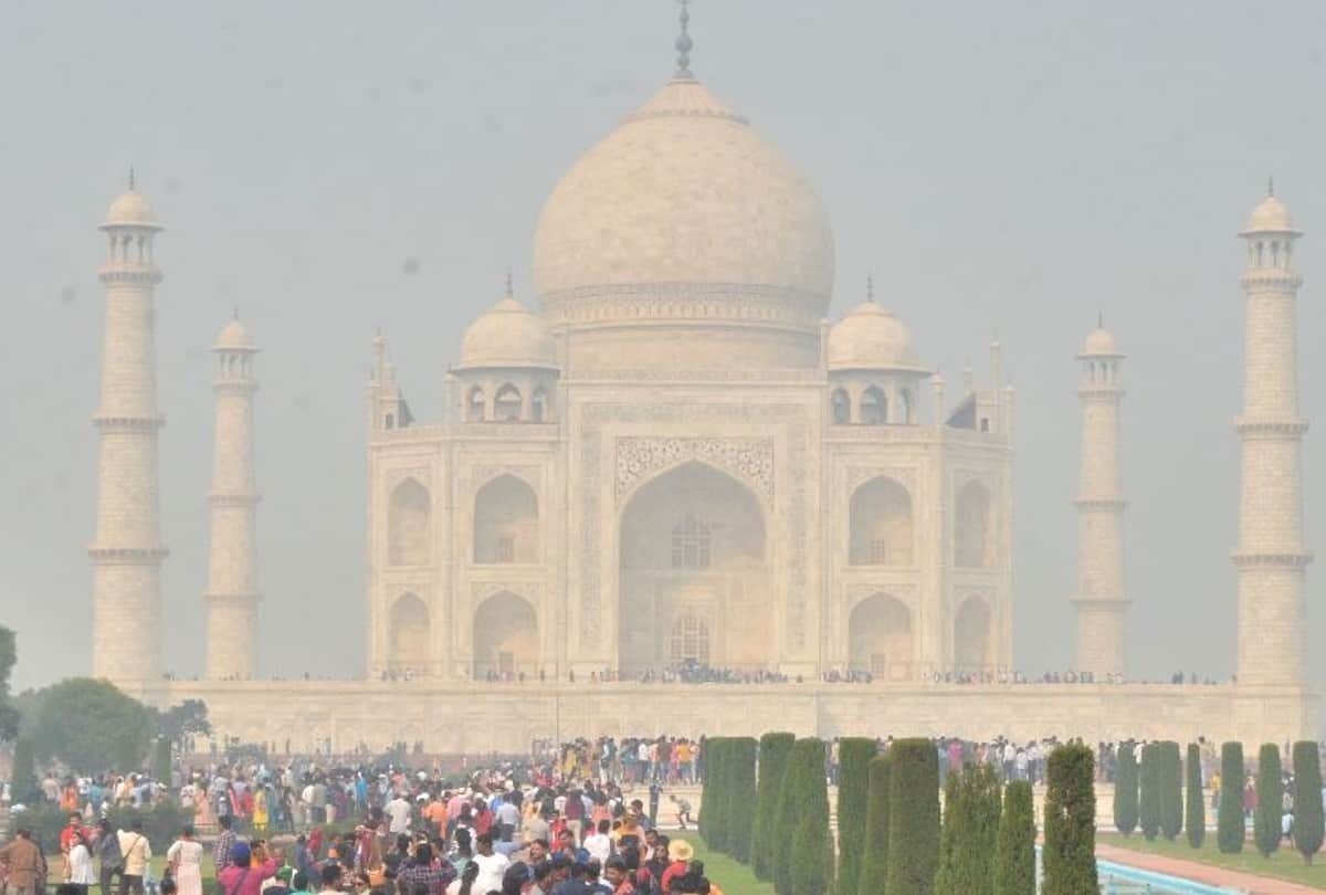 Agra Air Pollution Level News in Hindi: Agra Air Quality Index at dangerous level