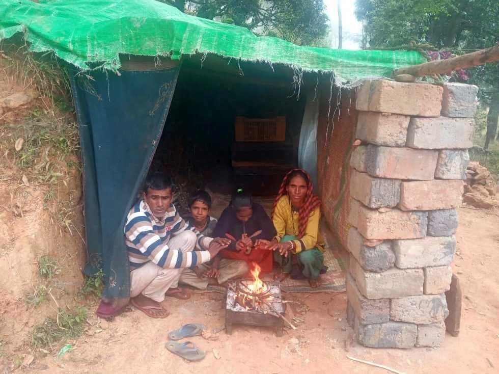 No Shelter for A Family