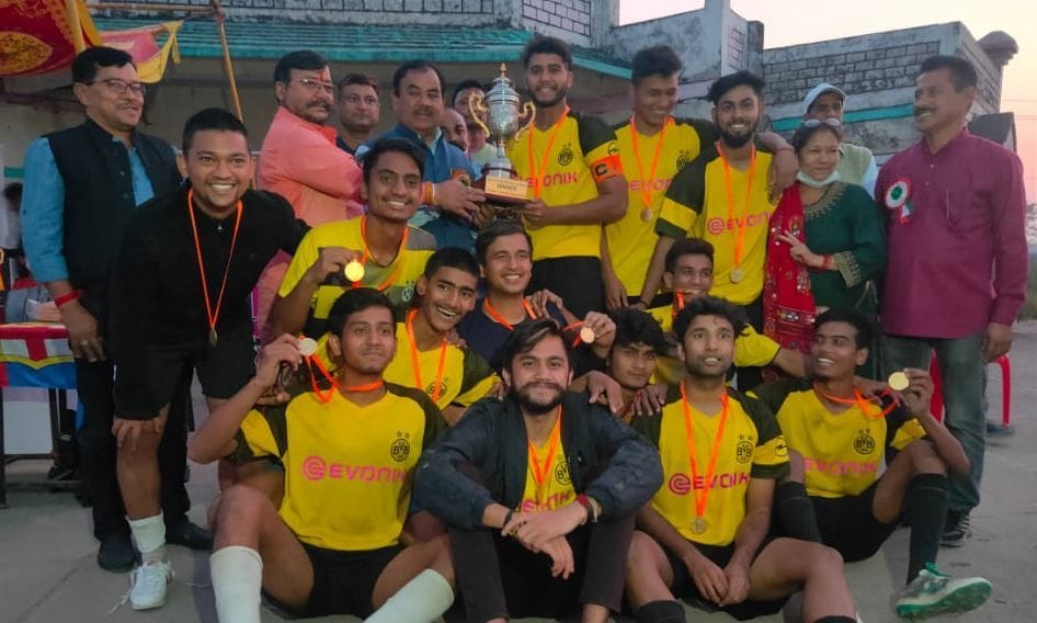 Under-21 team won the Kanvanagari football competition