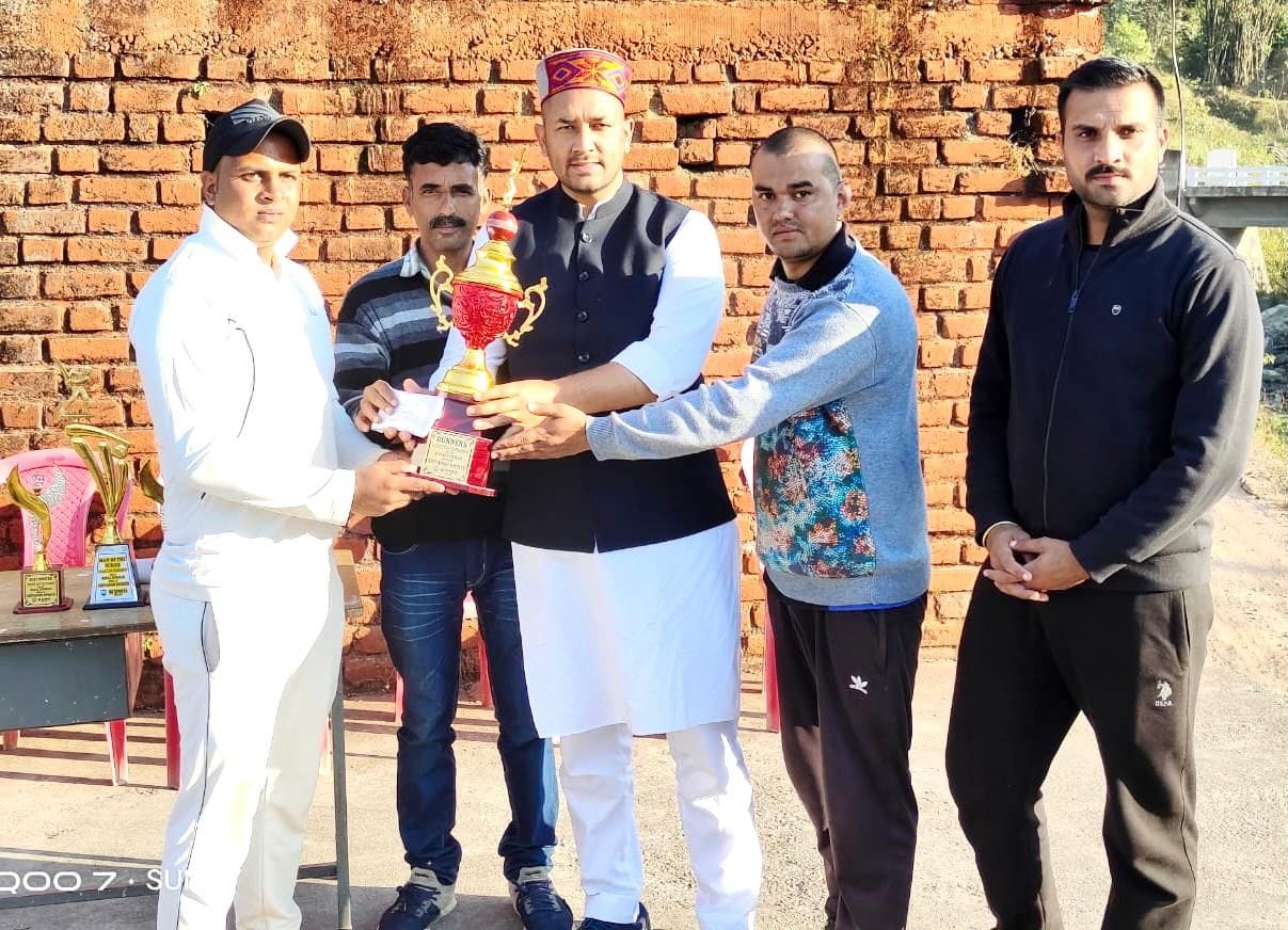 Brotherhood Club won the cricket title by defeating Friends XI