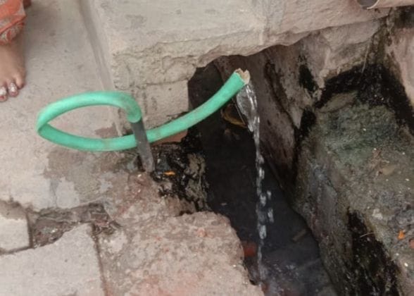 Ganga water is flowing in drains, officer oblivious