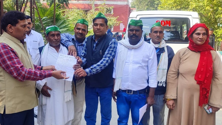 Farmers raised many demands including sugarcane price