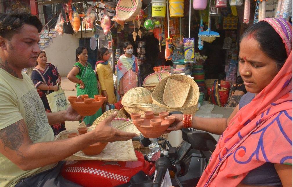 Chhath festival begins chhath songs resonate in homes