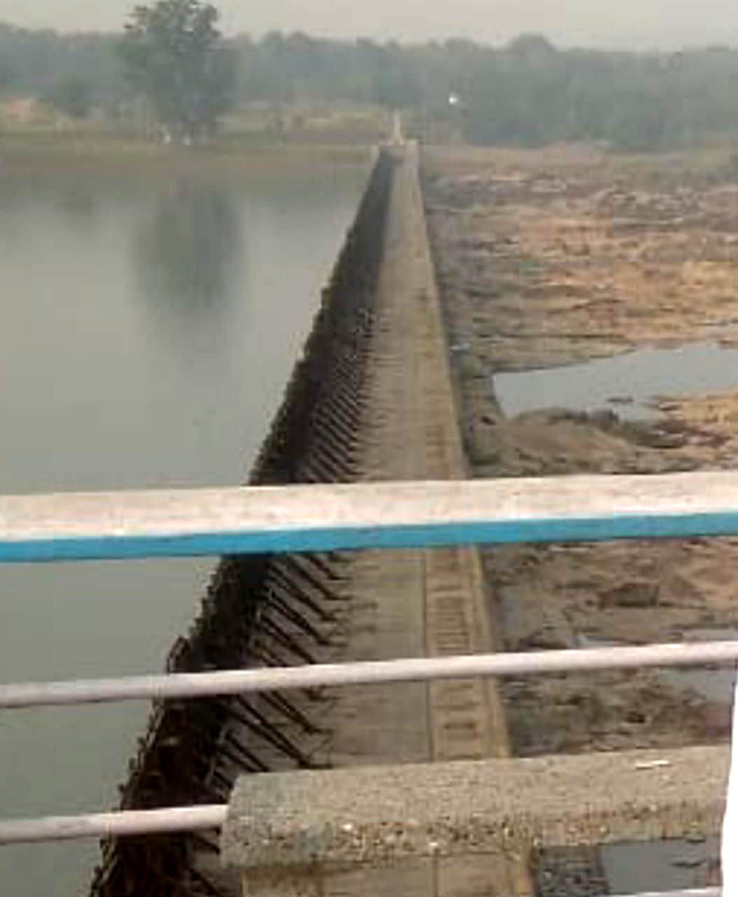 gates erected to fill empty dams