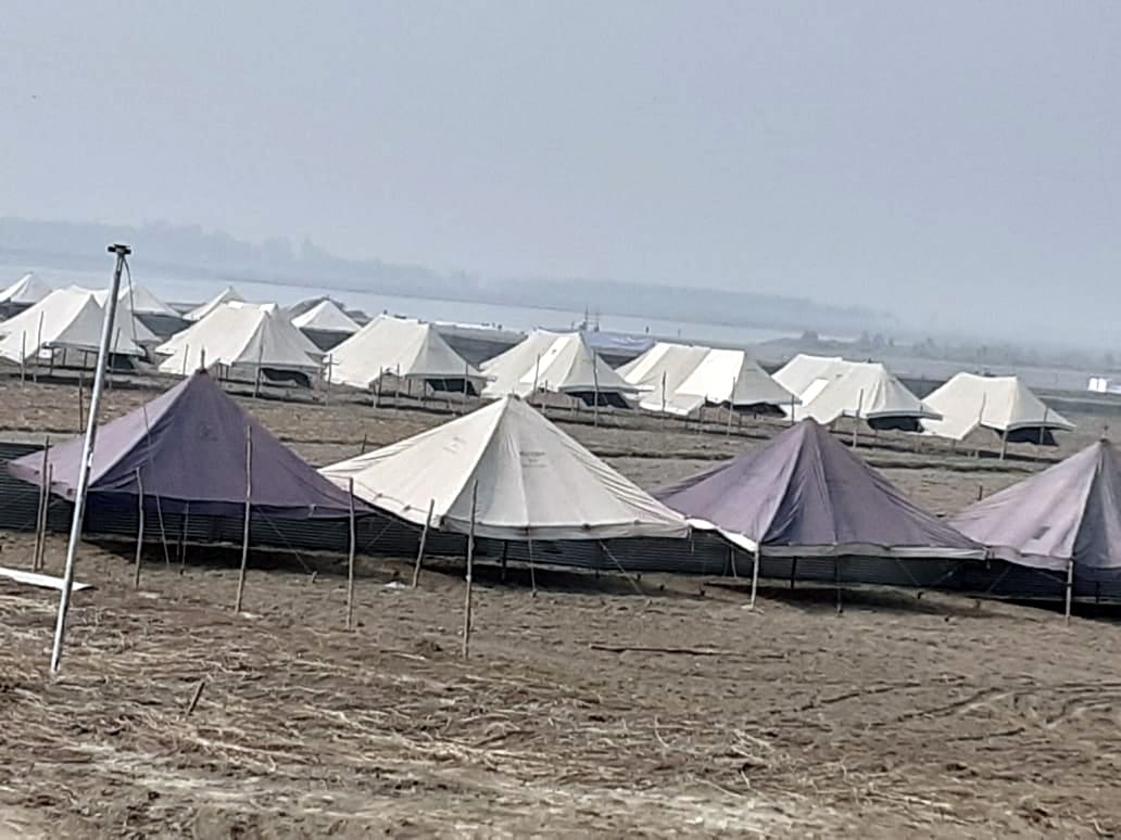 The city of tents started settling in Tigri