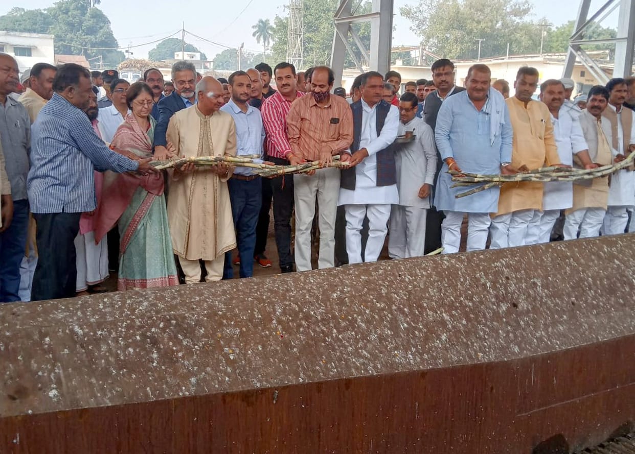 crushing season of shamli sugar mill begins