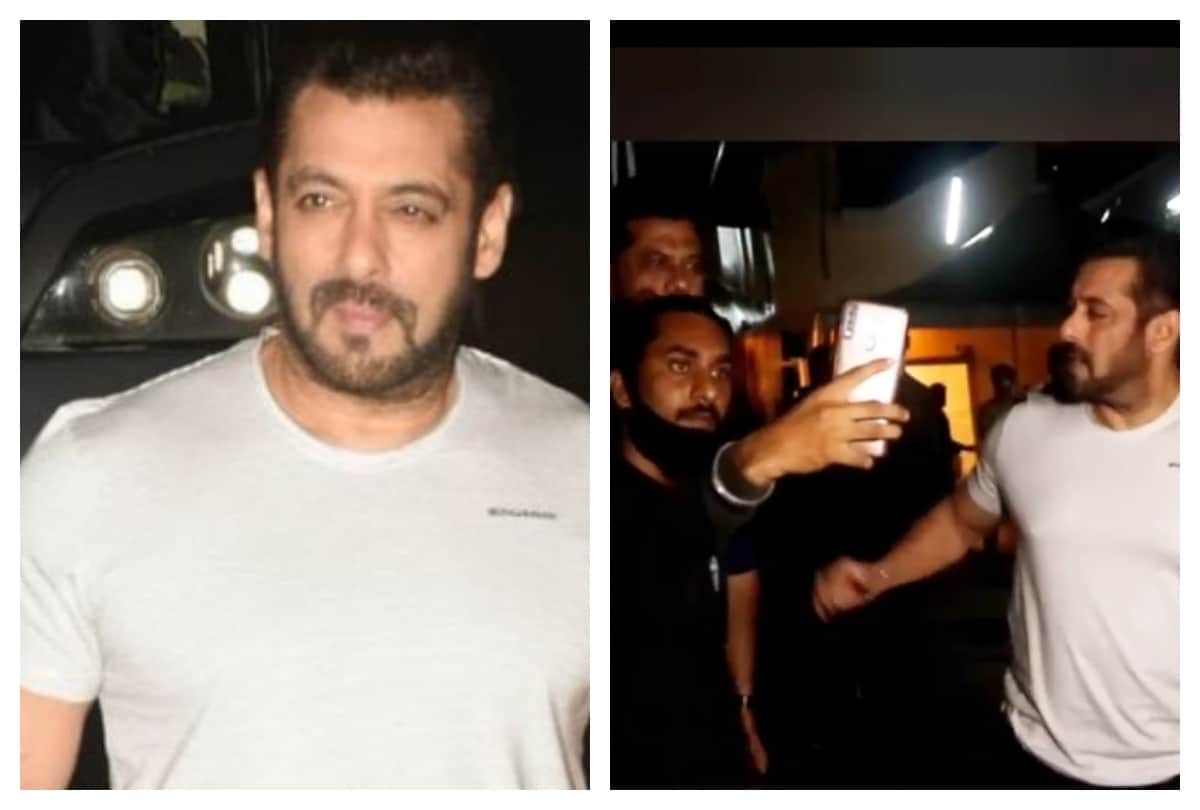 Salman Khan seemed irritated by a fan who tried to take a selfie says naachna band kar