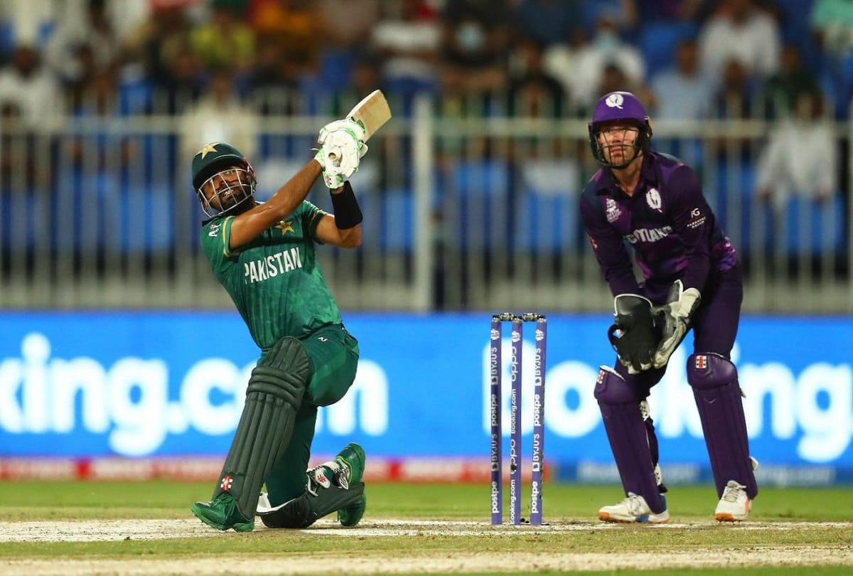 T20 World Cup 2021 Babar Azam created history in the match against Scotland joined Virat kohli and Matthew Hayden special club