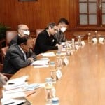 उजबेकिस्तान और ताजिकिस्तान के अपने समकक्षों के साथ बैठक करते एनएसए अजीत डोभाल
