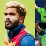 Wanindu Hasaranga, Curtis Campher and Kagiso Rabada