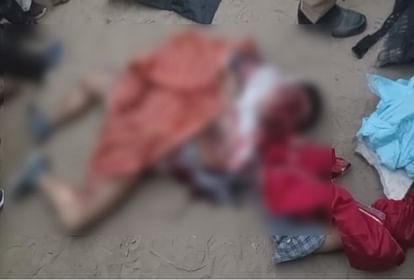 UP News: Three members of a family has died in road accident in Meerut city and see photos