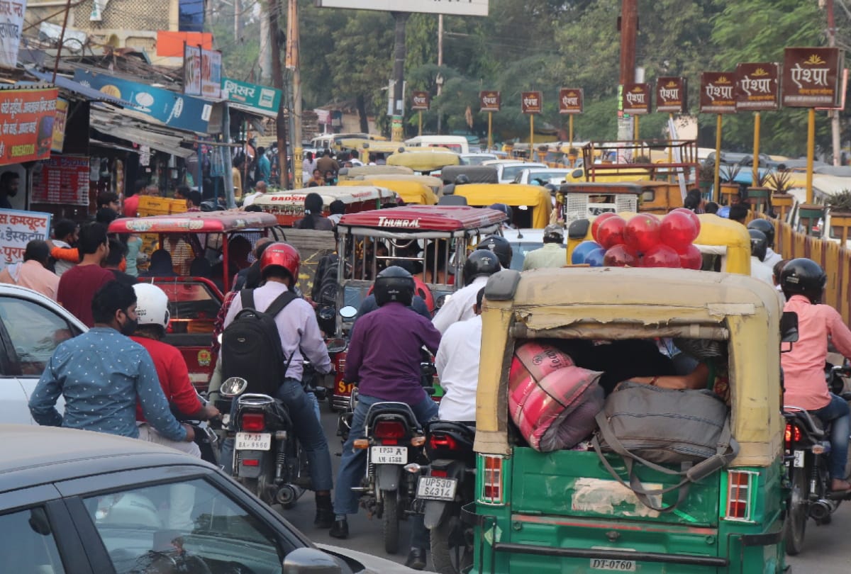 pollution after diwali in gorakhpur
