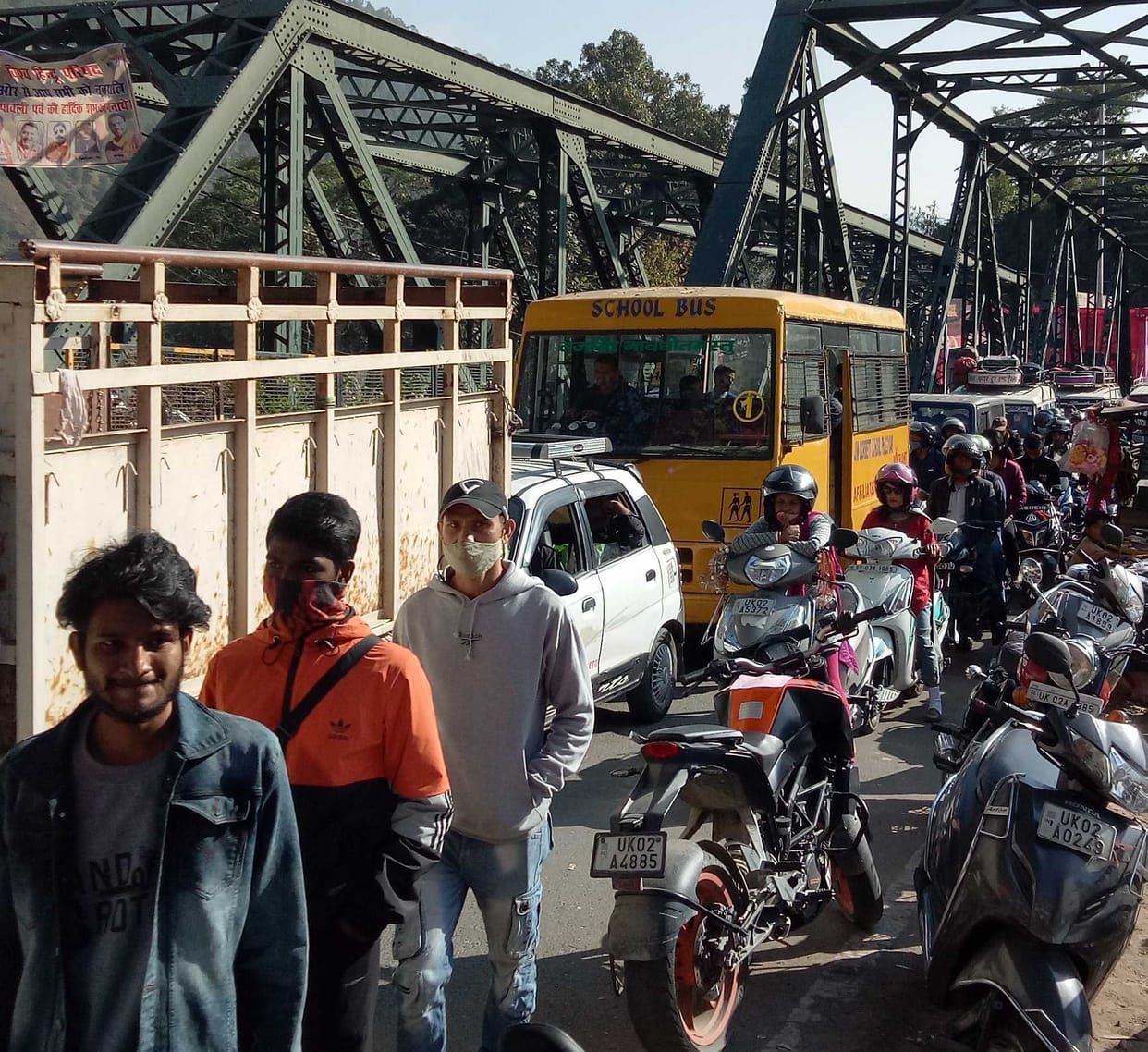 Crowd in Bageshwar Marcket