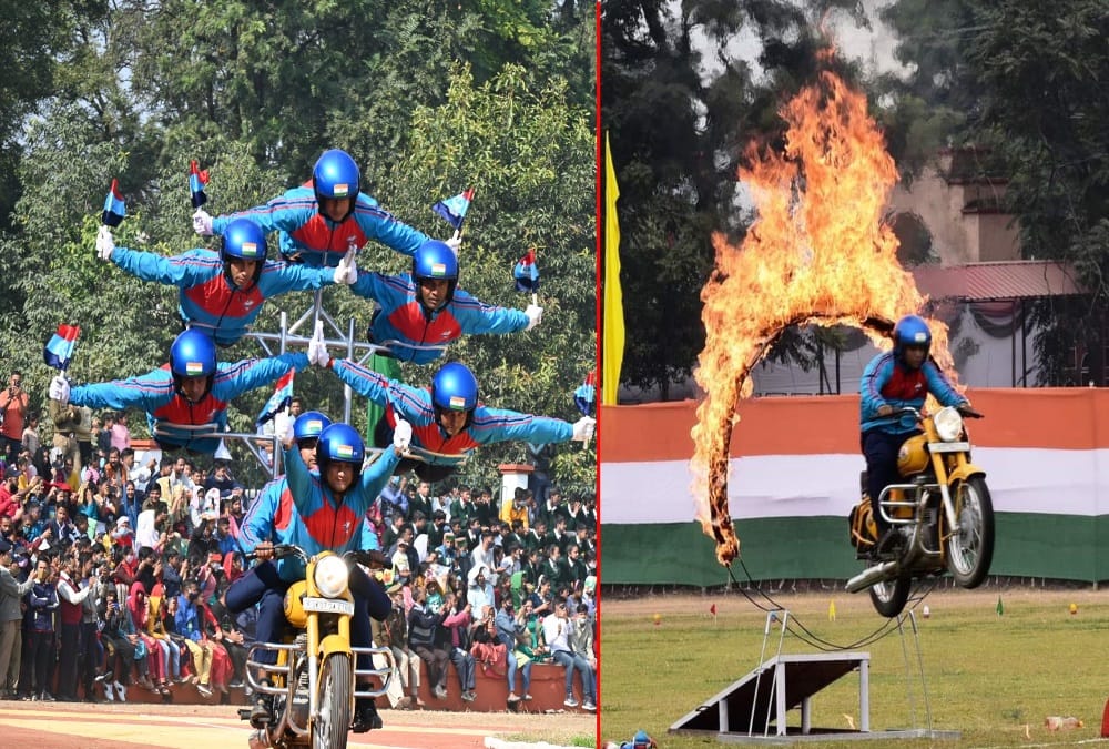 Uttarakhand 21 Foundation Day Today: Police and Sdrf Soldiers show Amazing feat Photos