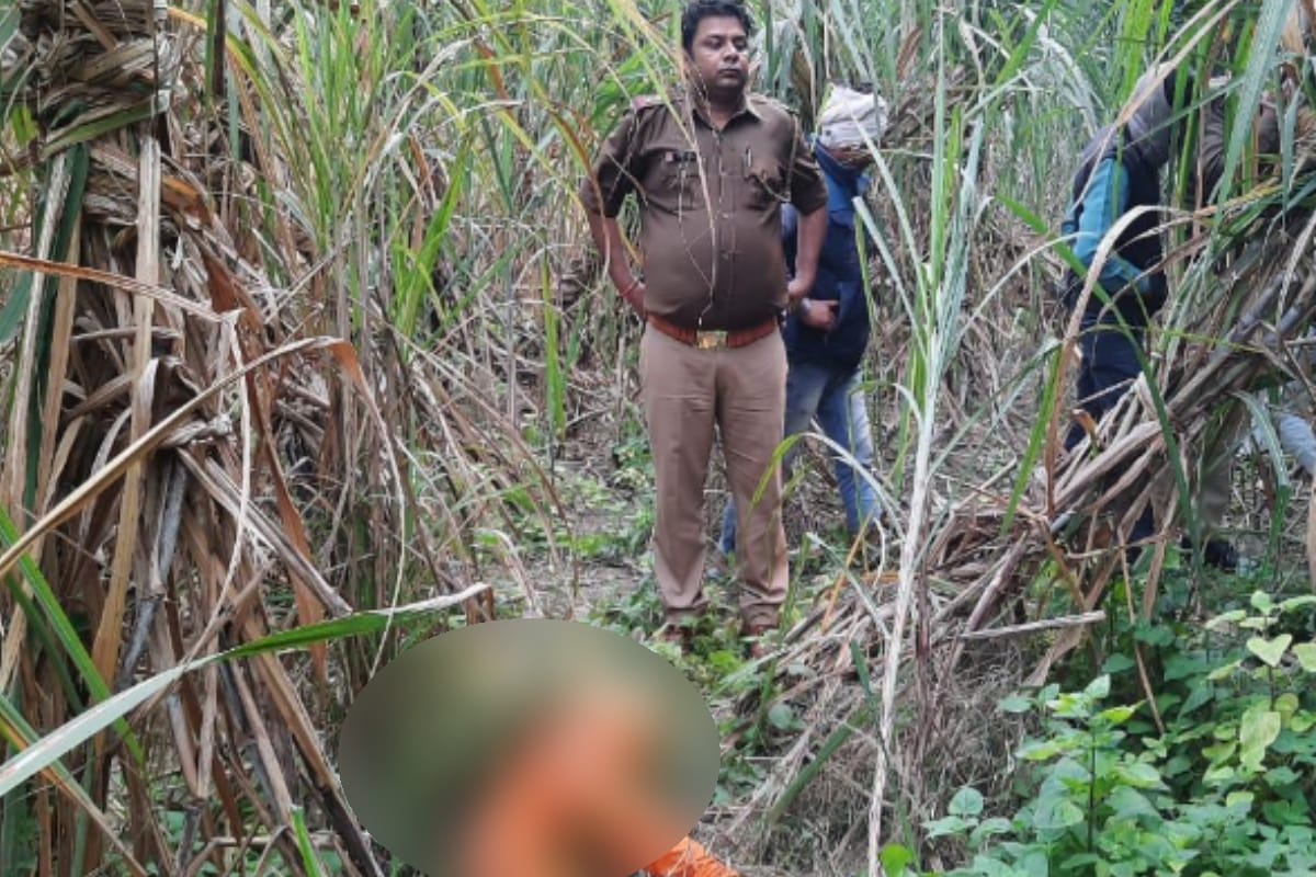 Murder: woman strangled to death, dead body found in cane field in Baghpat