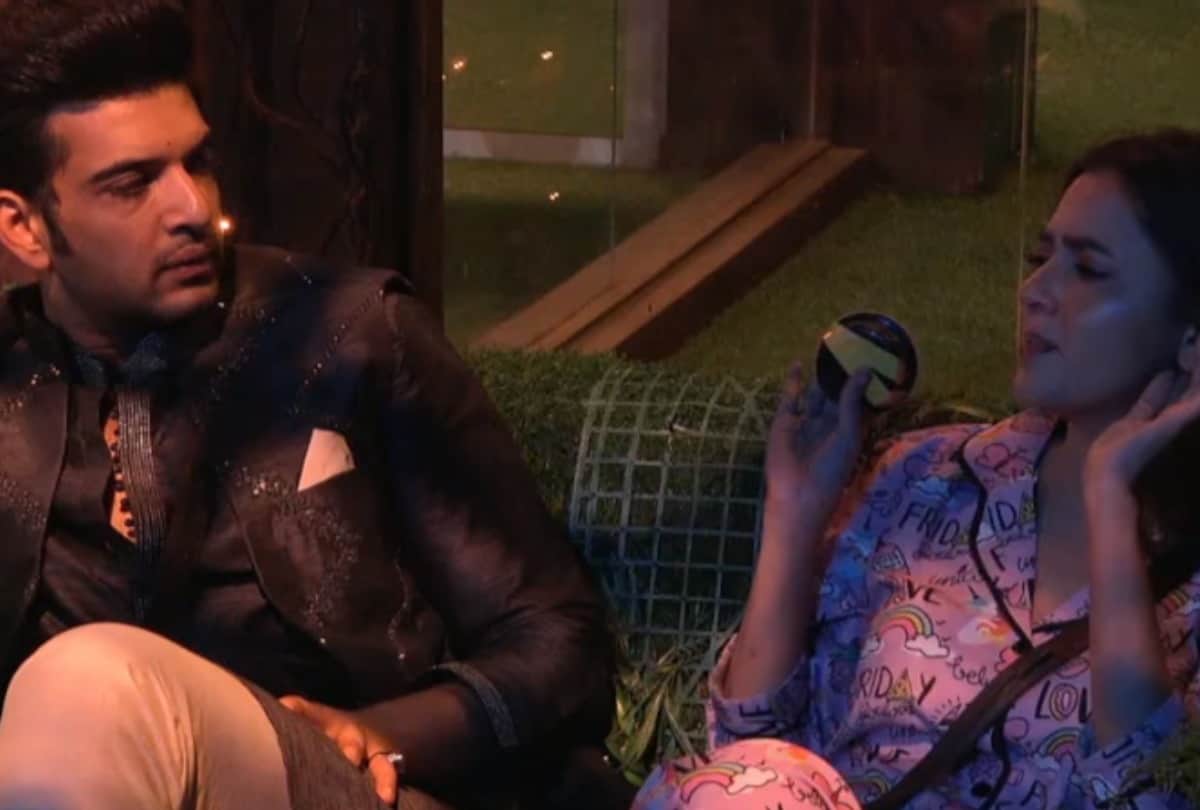 bigg boss 15  tejasswi prakash and karan kundrra had a big fight because of vishal kotian and shamita shetty