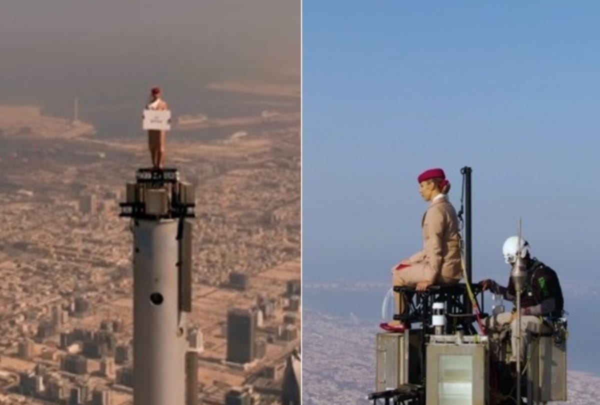 Hollywood actor Will Smith climbs to the top of Burj Khalifa stunning photos go viral
