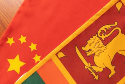 china srilanka flag