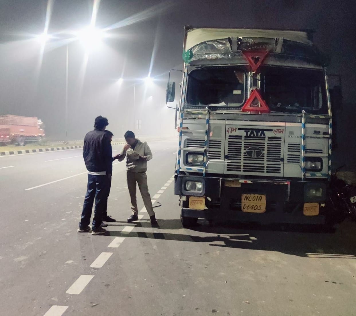 Highway of dangers, no safety precaution at night