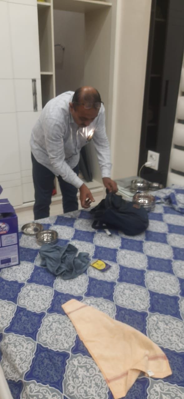 200 m from CIA Staff Office. Theft in the house of a distant jaggery-sugar trader