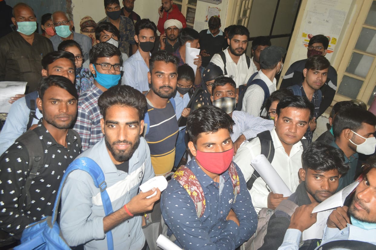 University: Students wandering for roll number, did not even get admission