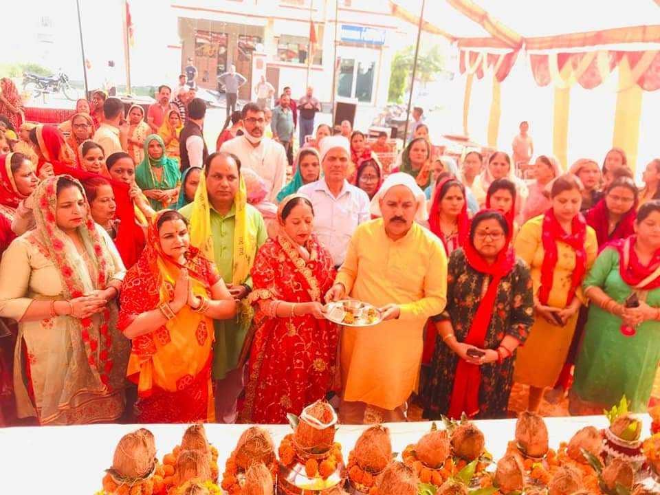Women took out Kalash Yatra, Yamunanagar