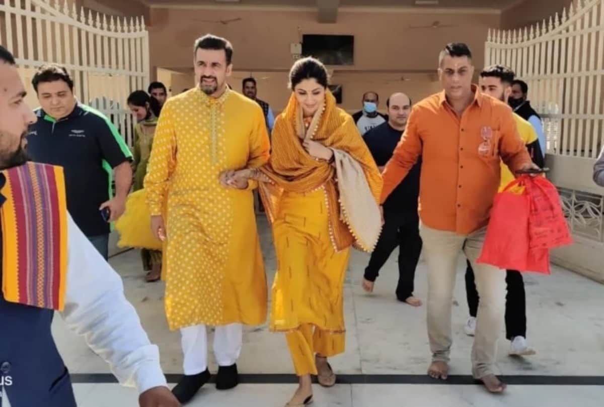 Social media: Actress Shilpa Shetty reached Jwala Devi with husband Raj Kundra hand in hand photo surfaced in internet
