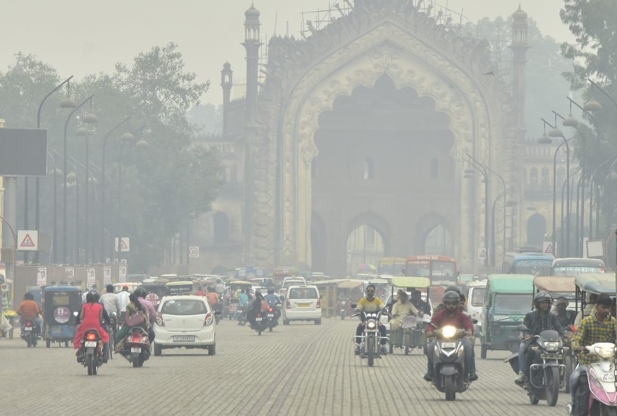 Condition air pollution in Lucknow.