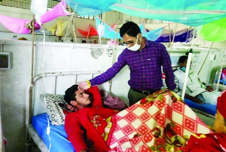 Health department team inspected dengue ward in civil hospital of Sirsa