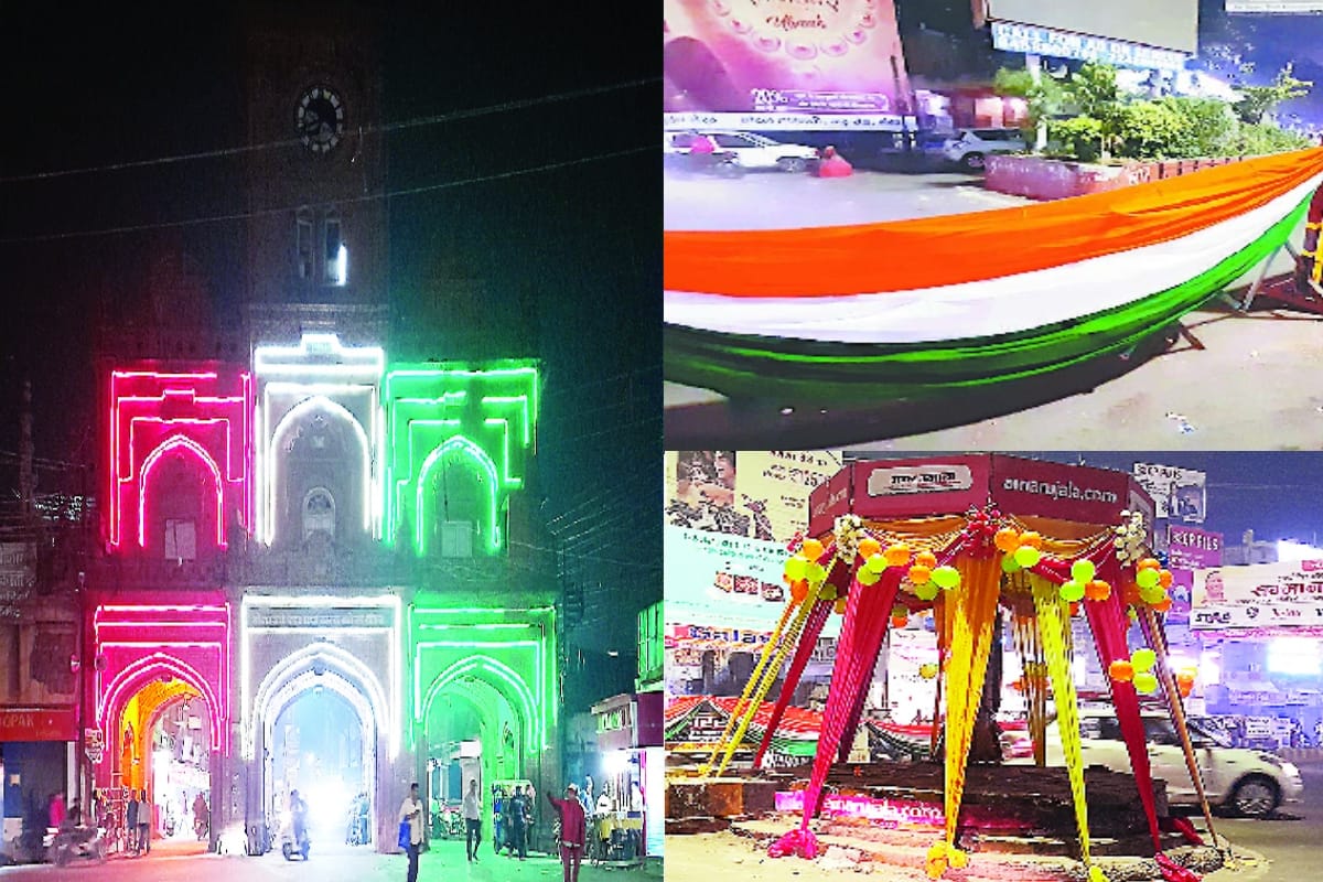 festive atmosphere in Meerut for two days, Crossing decorated for the players