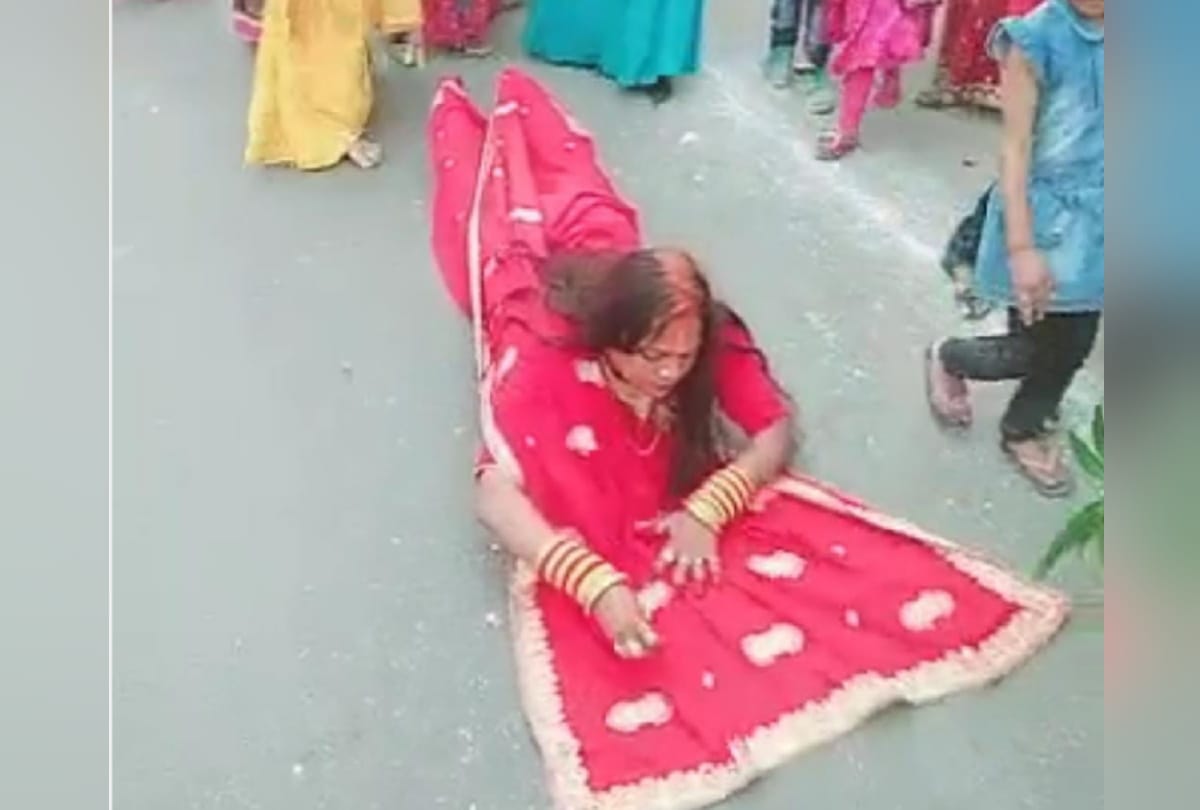 Chhath Puja 2021 Kankeshwari Nandgiri goes to ghat to bow down