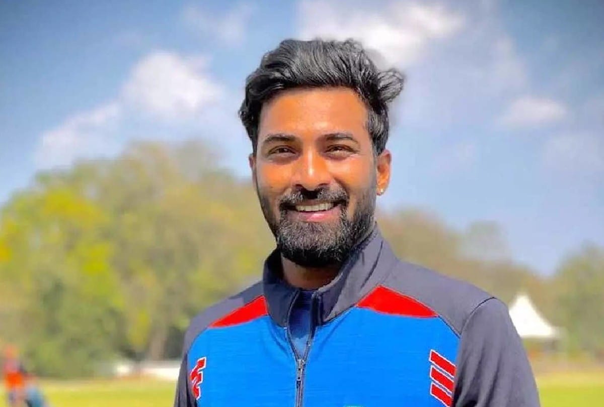 Akshay took hat trick after bowling four maiden overs took six wickets for five runs in the last eight overs