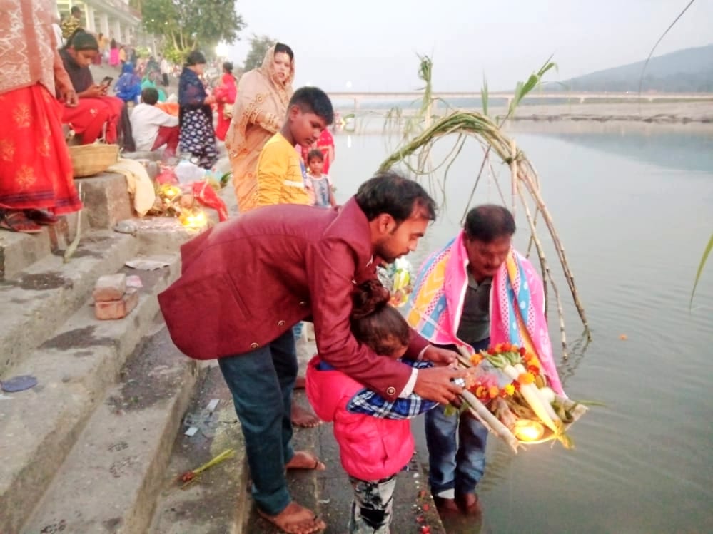 chath festival celebrated in ponta sahib