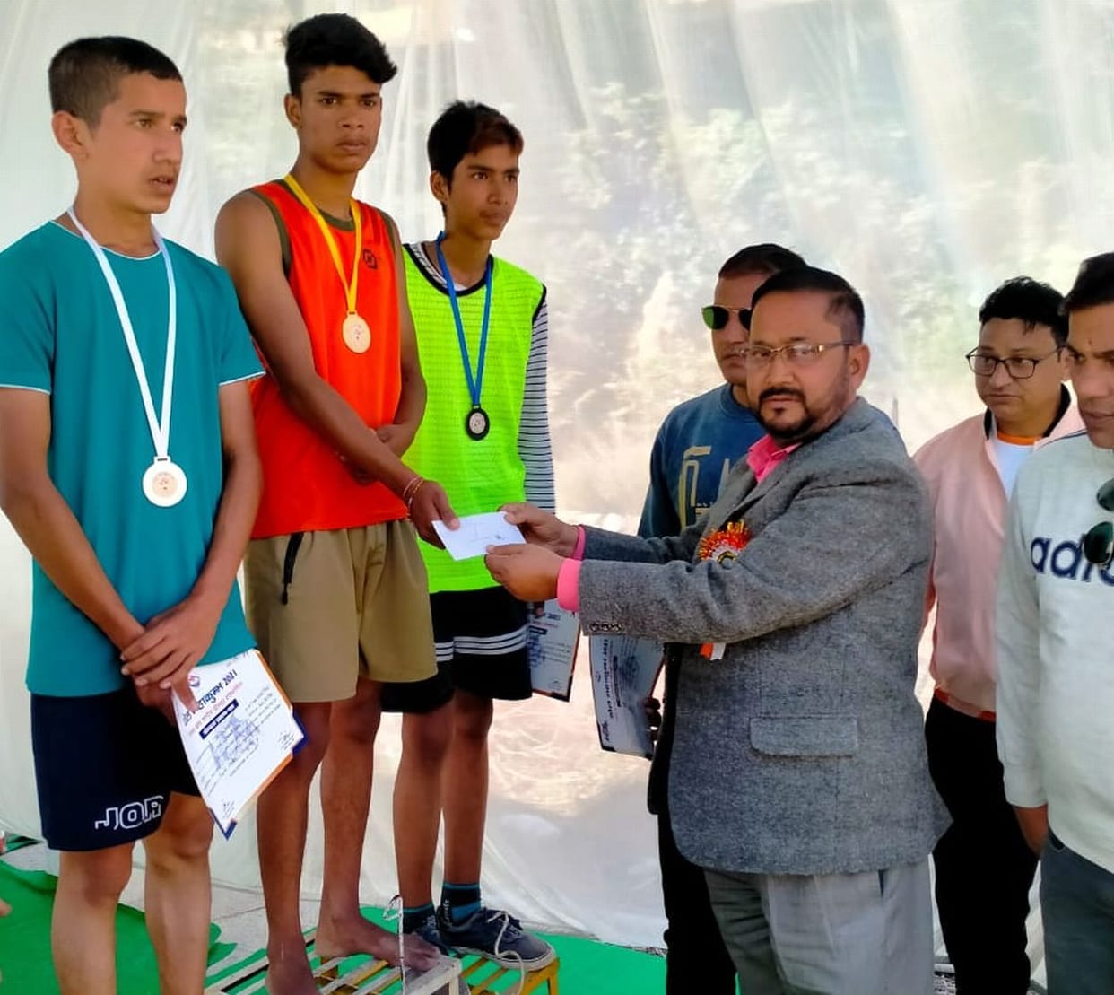Pabou and Peepli won in Kabaddi