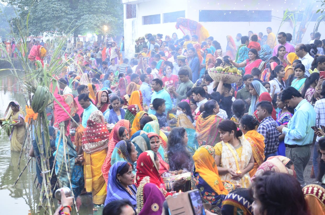 Triveni of faith, belief and tradition seen