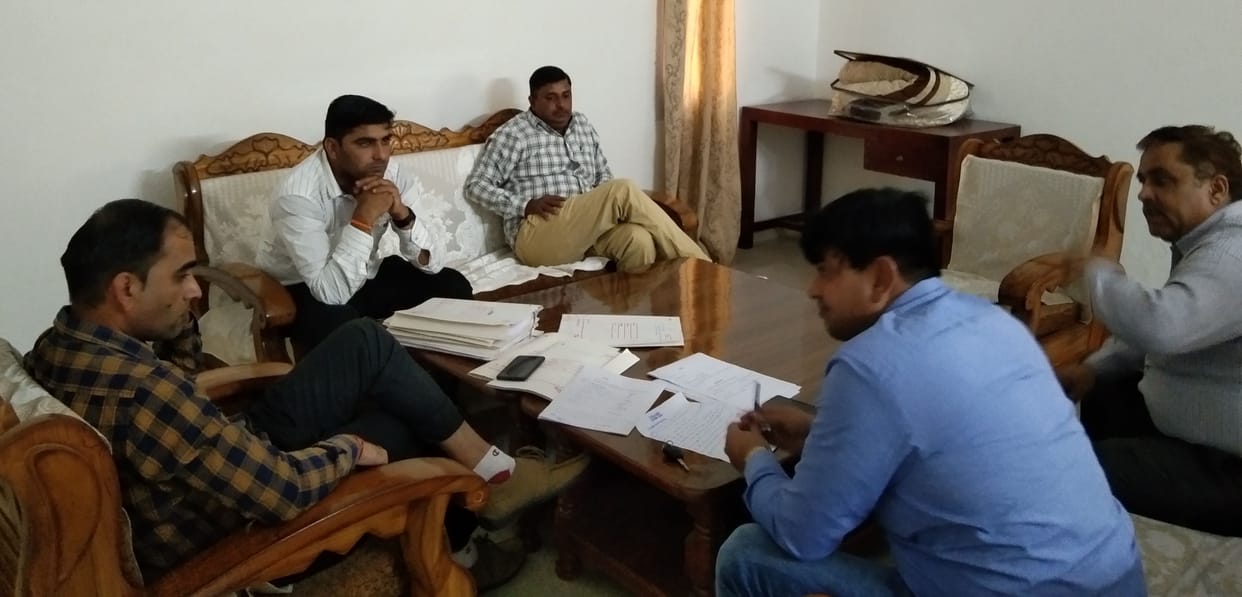 State Vigilance Bureau team reconstructed the road records made by siwani nagar palika