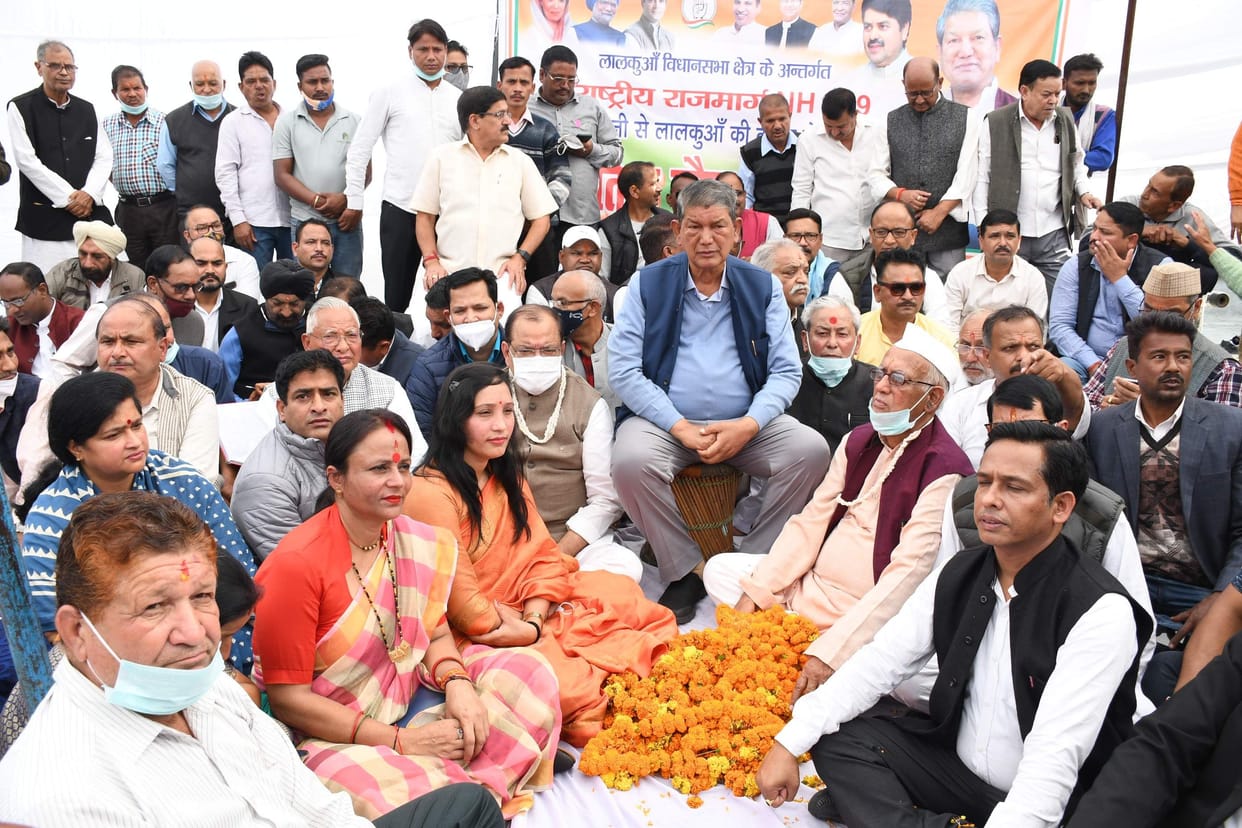 Congress blew election bugle on the pretext of bad roads
