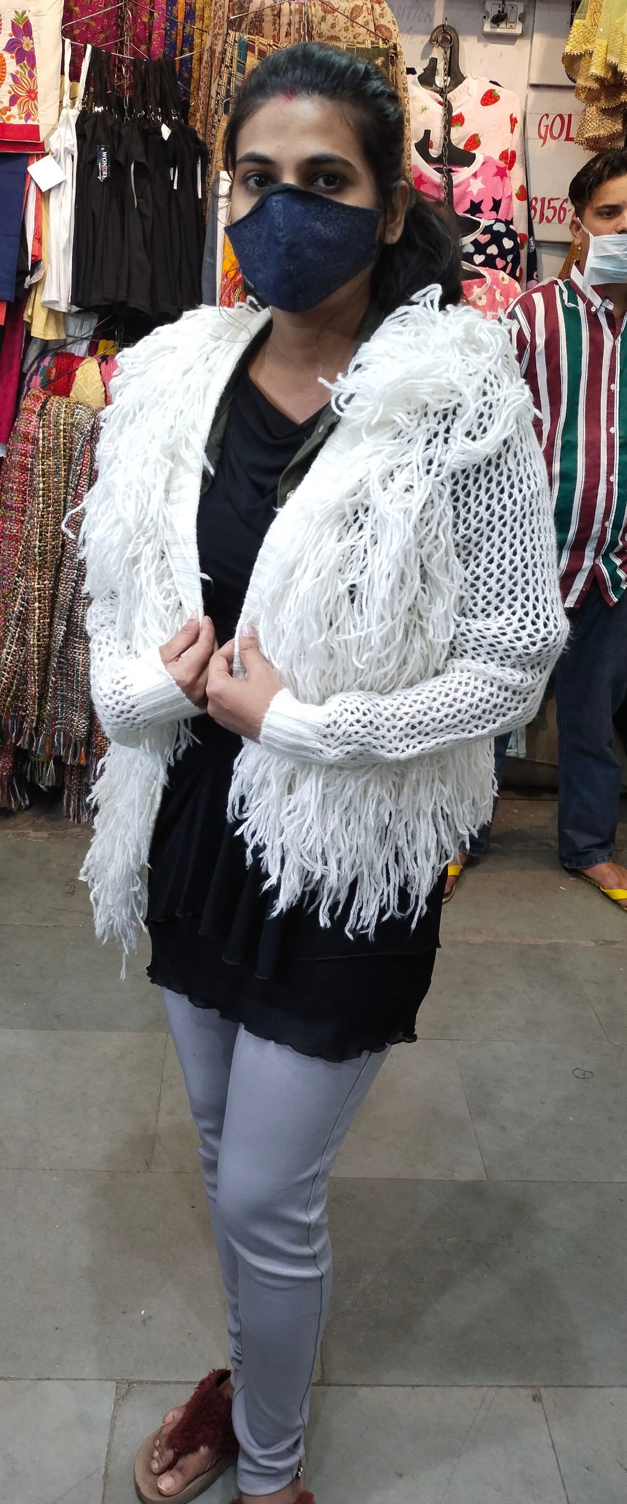 Fashion is also in trend in the changing season, ponchu and rough and tough jackets are pleasing to the youth
