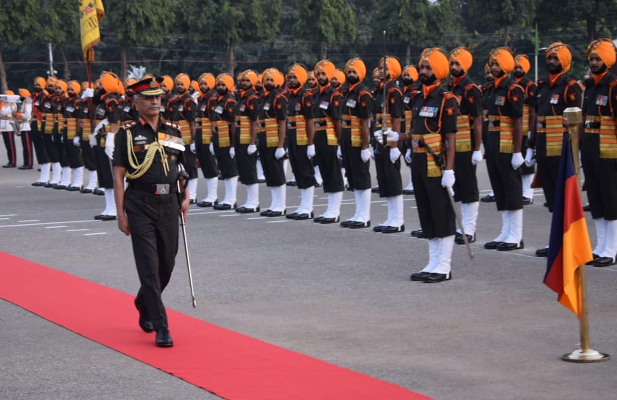Army Chief Manoj Mukand Naravane arrived